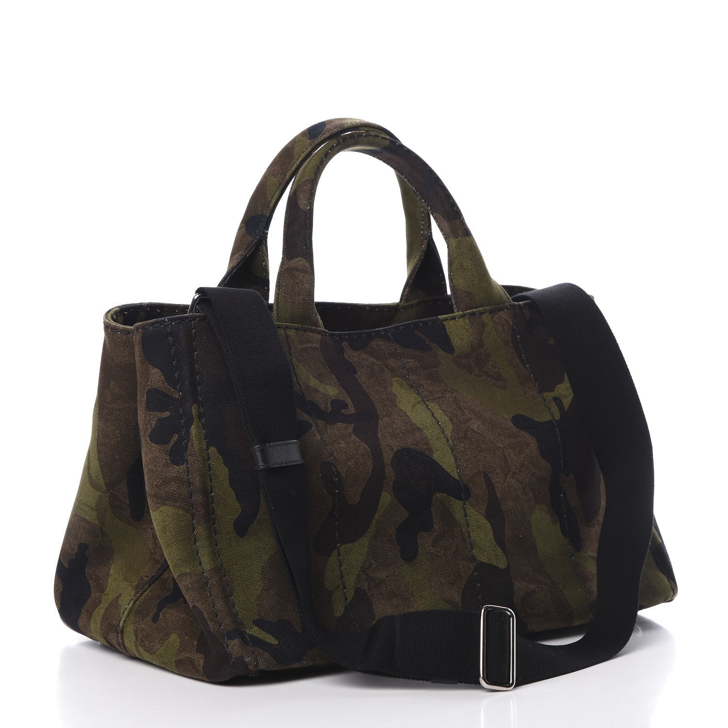 Prada Canapa Camouflage Tote Mimetico 3 of 12