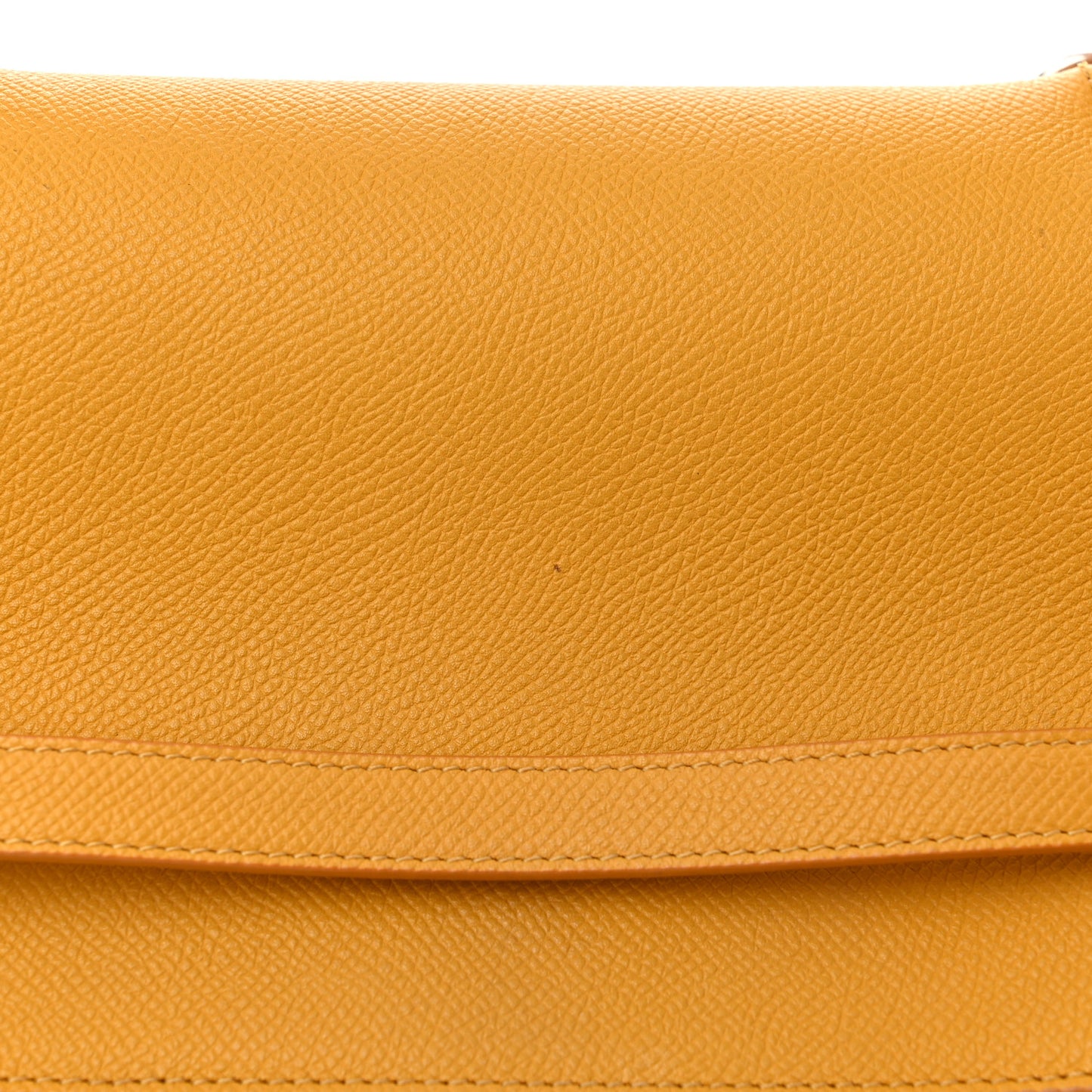 Grained Calfskin Small Belt Bag Sun Yellow