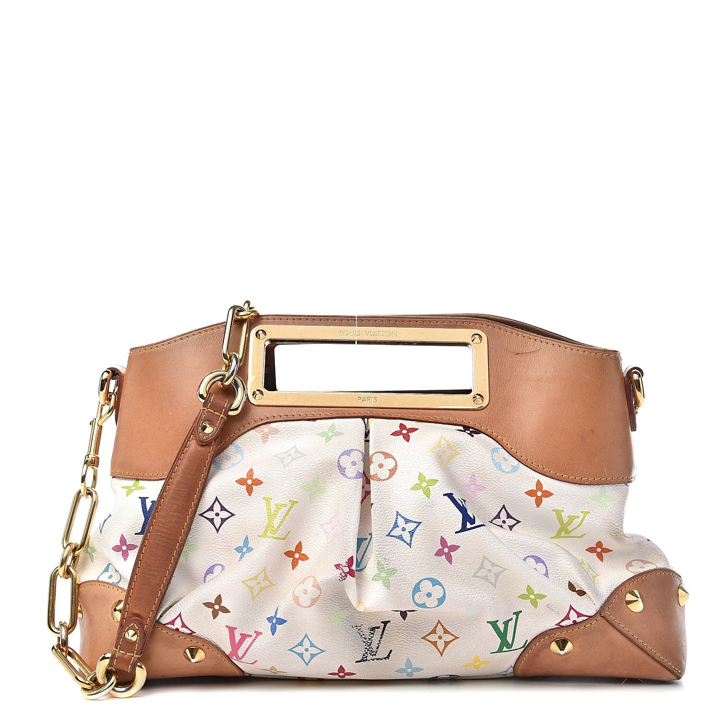 Monogram Multicolor Judy MM White