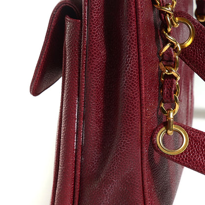 Chanel Caviar Shoulder Bag Bordeaux 9 of 9