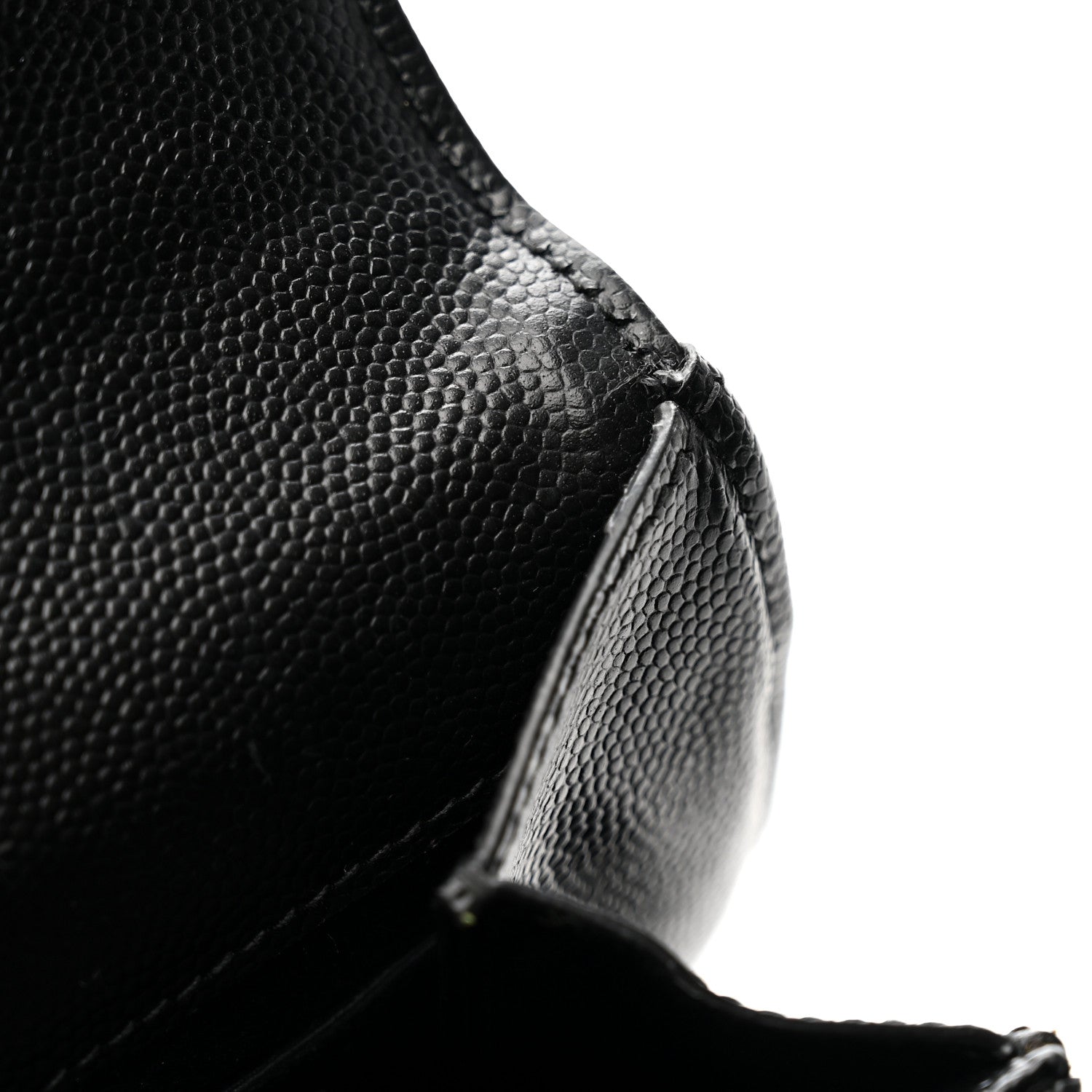Saint Laurent Grain De Poudre Matelasse Chevron Monogram Envelope Clutch Black 10 of 11