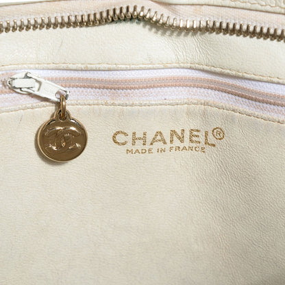 Chanel Caviar Quilted Medallion Tote White 6 of 7
