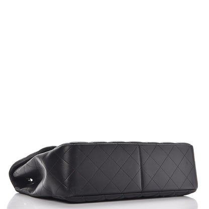 Chanel Lambskin Quilted Jumbo Single Flap Black 4 of 8