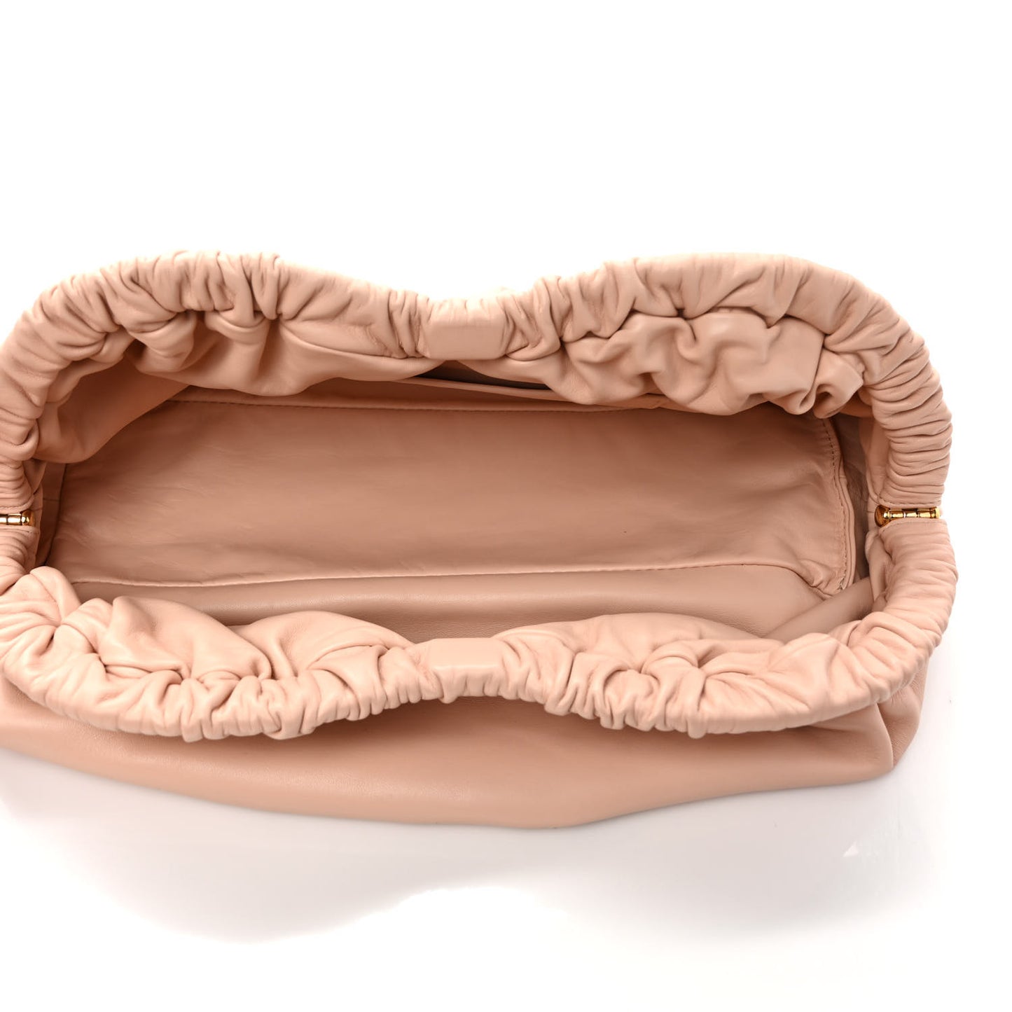 Lambskin Cloud Clutch Puff