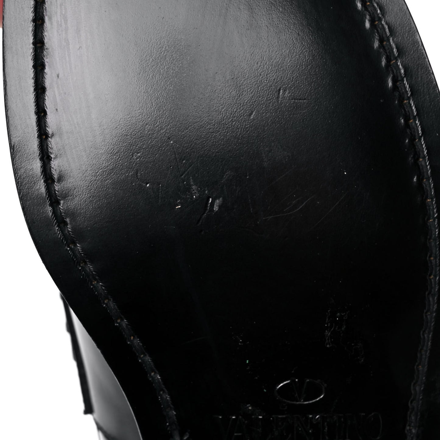Calfskin Rockstud Loafers 40 Black