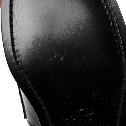 Valentino Garavani Calfskin Rockstud Loafers 40 Black 12 of 15