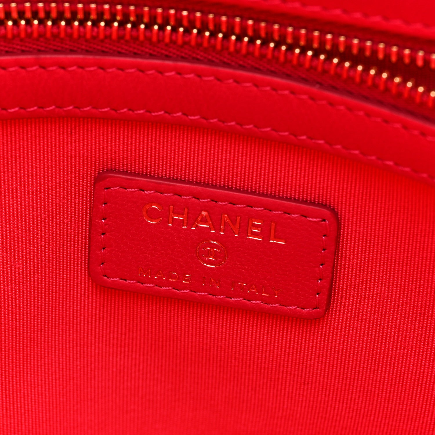 Chanel Lambskin Quilted Medium Cosmetic Case Fuchsia 6 of 8