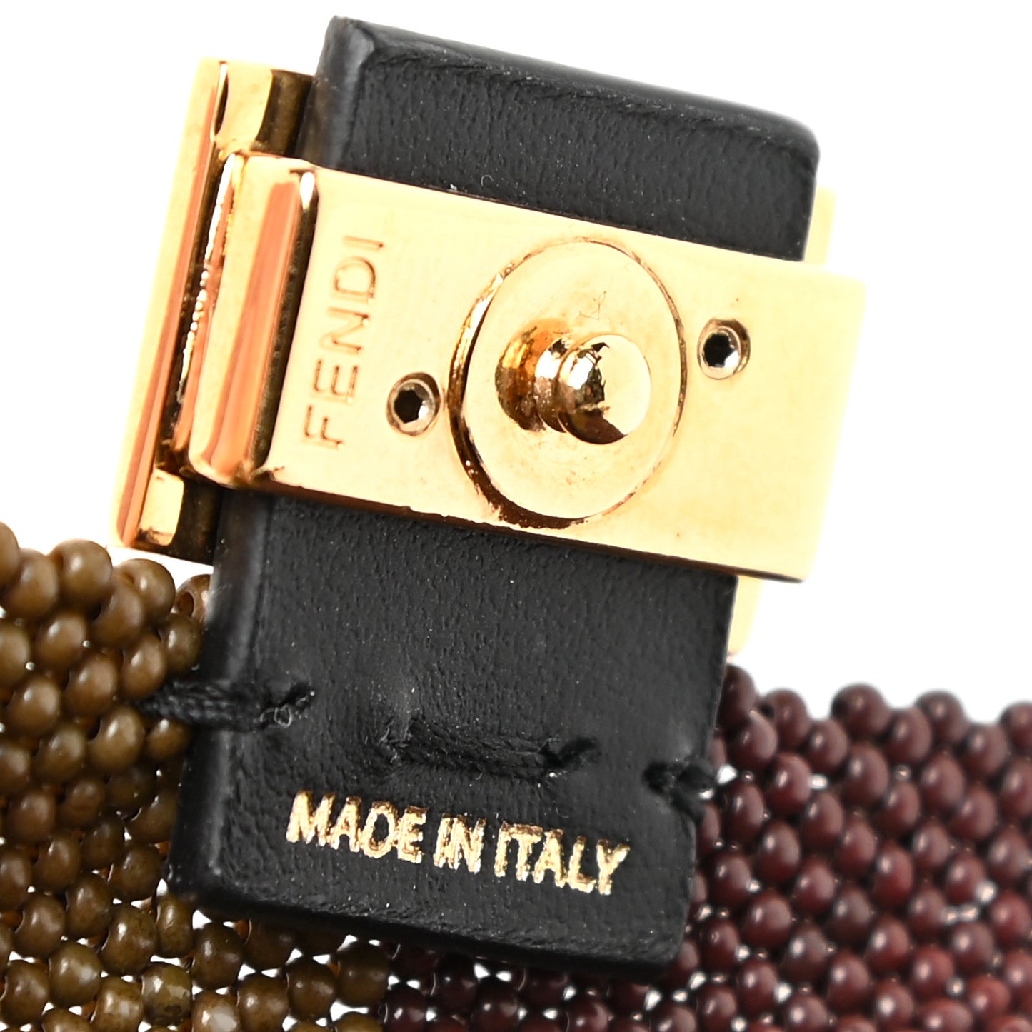 Glass Beaded Mini Pico Baguette Tobacco Moro