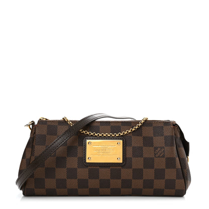 Louis Vuitton Damier Ebene Eva Clutch 1 of 12