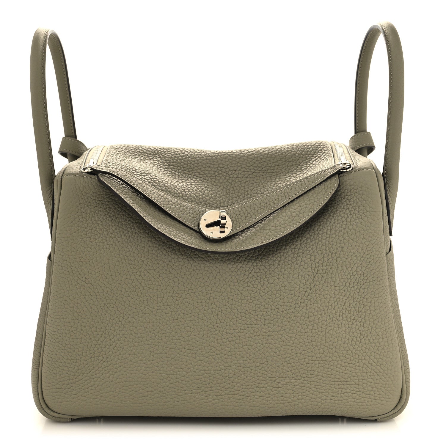 Hermes Taurillon Clemence Lindy 30 Sauge 1 of 12