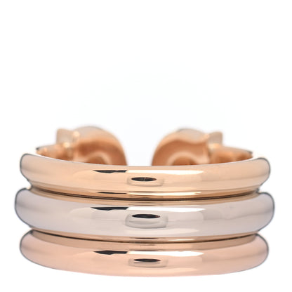 Cartier 18K Pink Yellow White Gold 8mm C De Cartier Ring 49 4.75 4 of 5