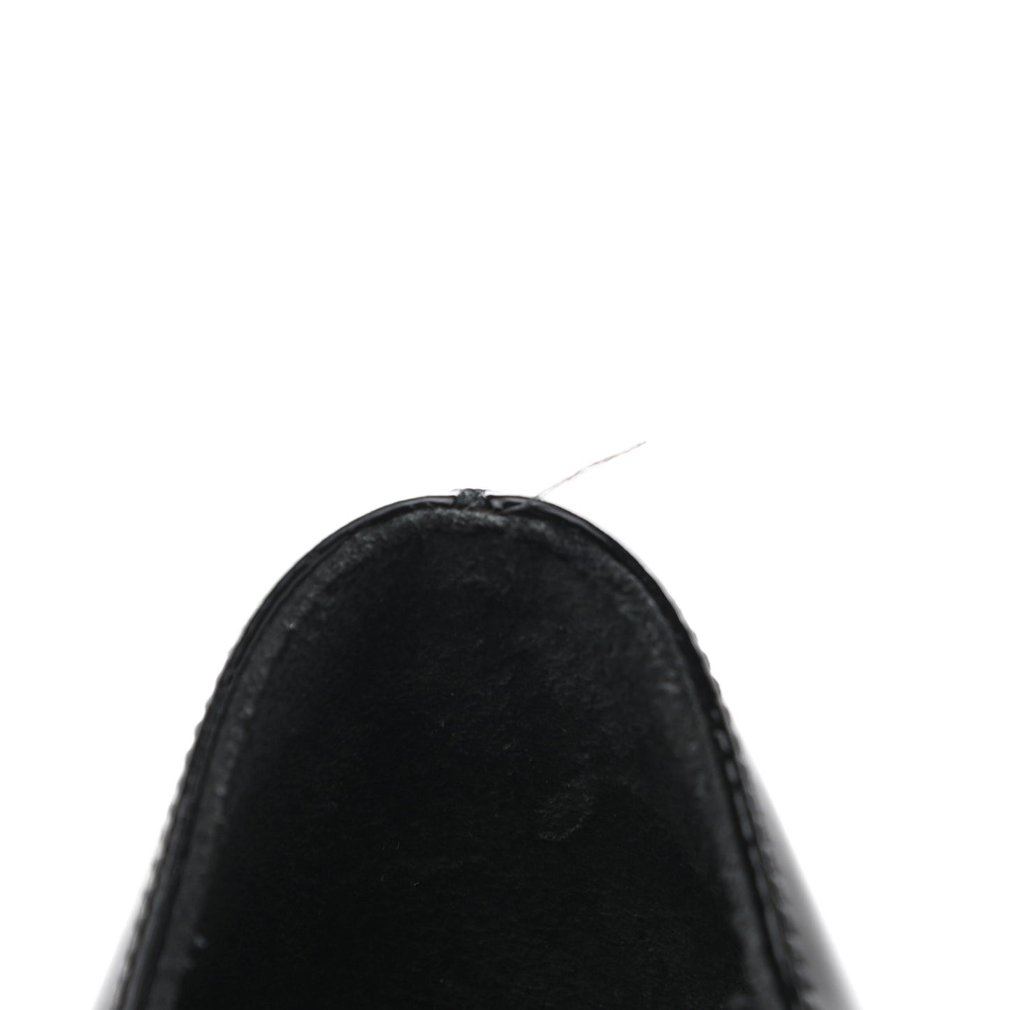Patent Calfskin Anja 85 Pumps 40.5 Black