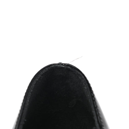 Saint Laurent Patent Calfskin Anja 85 Pumps 40.5 Black 9 of 11