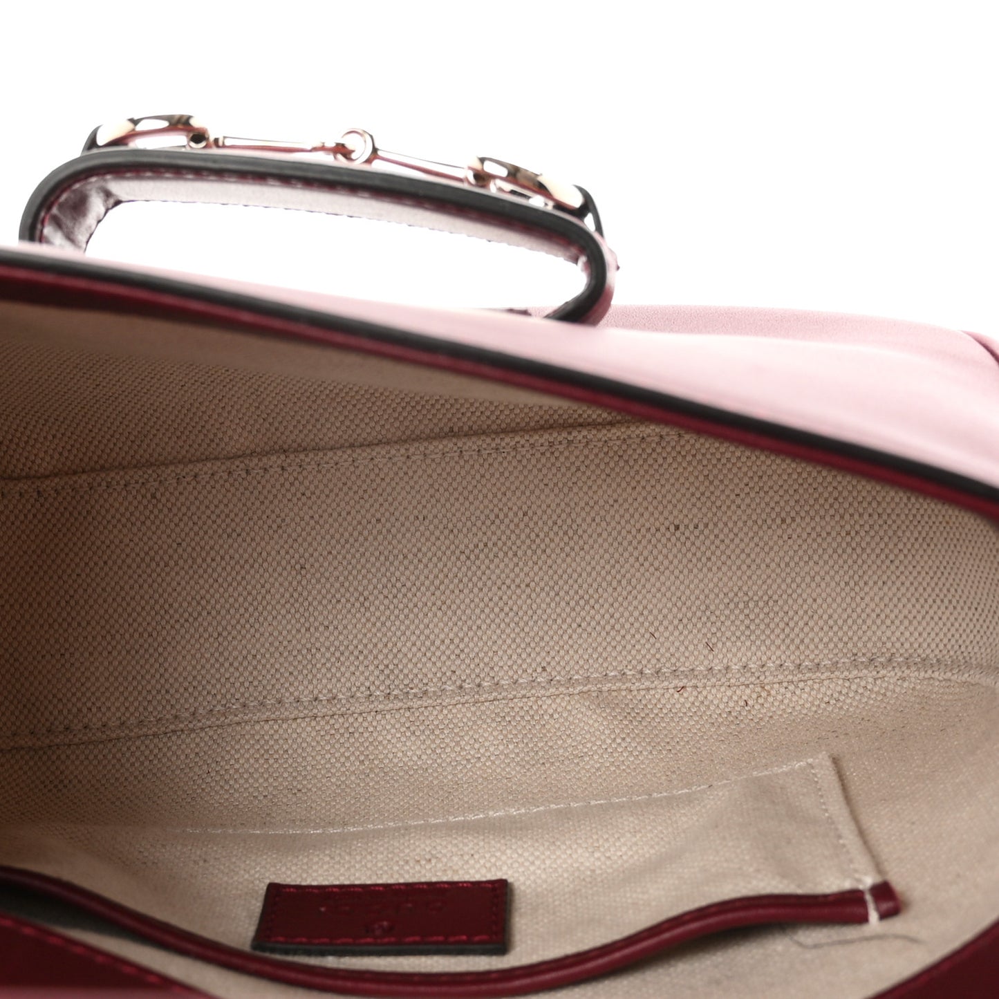Arabella Calfskin Horsebit 1955 Shoulder Bag Rosso Ancora