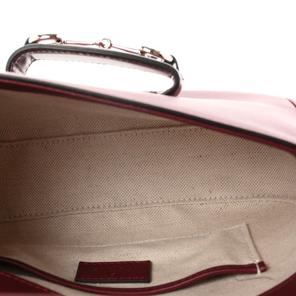 Gucci Arabella Calfskin Horsebit 1955 Shoulder Bag Rosso Ancora 5 of 10