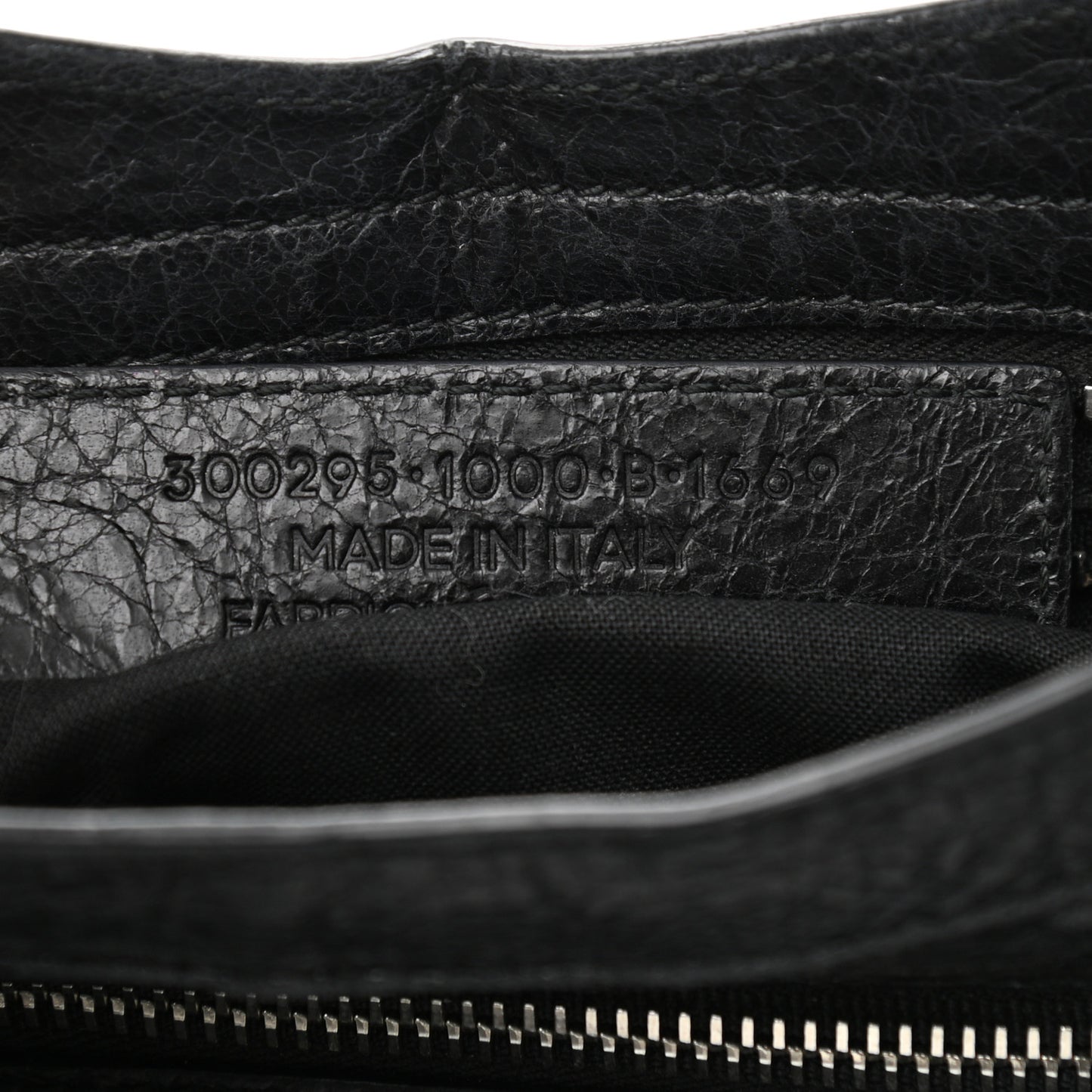 Agneau Classic Silver Hardware Mini City Black