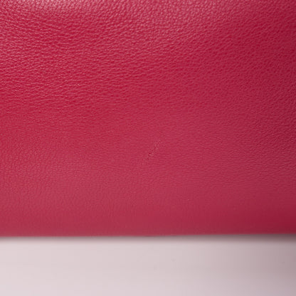 Saint Laurent Calfskin Medium Classic Y Cabas Fuchsia 10 of 12