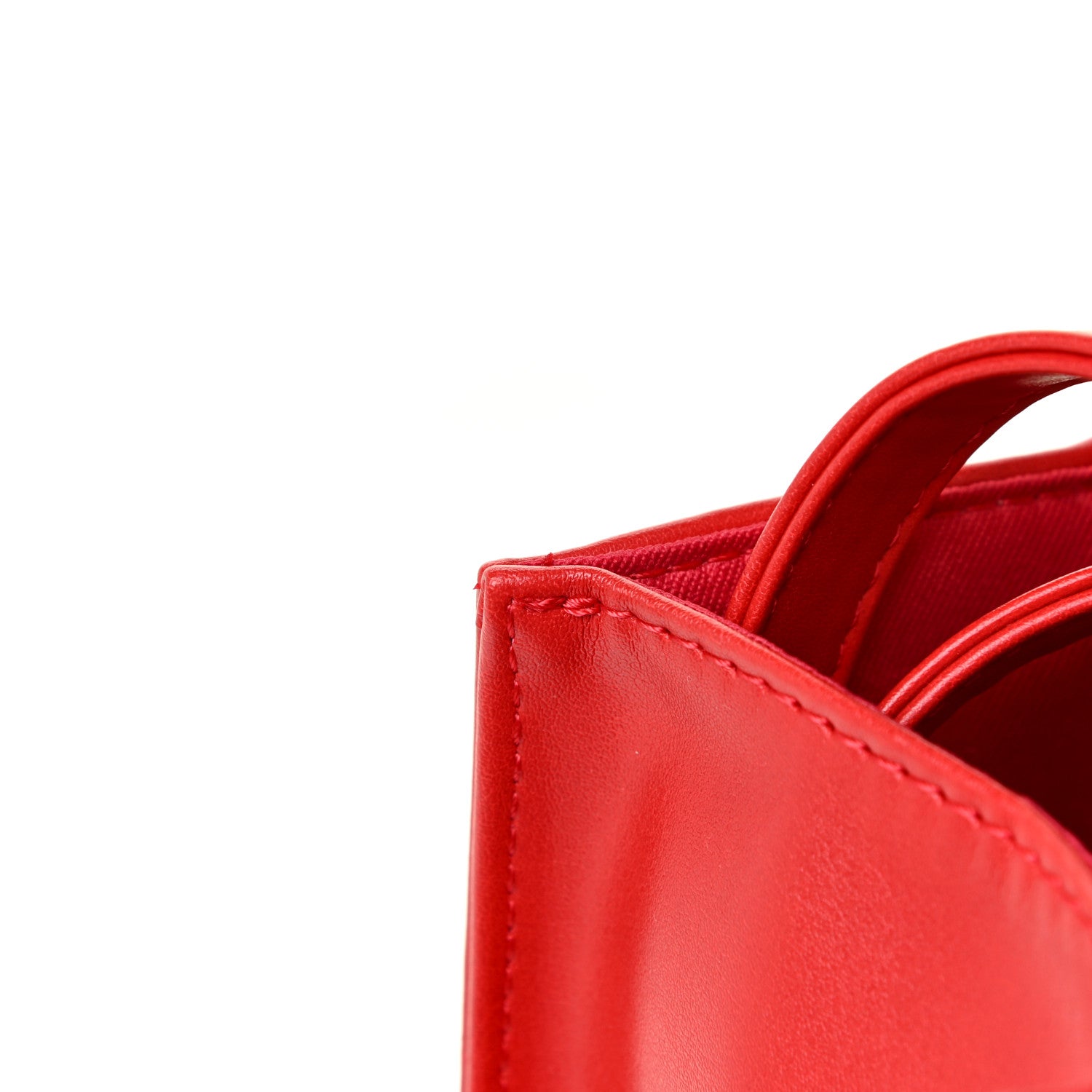 Telfar Vegan Leather Medium Shopping Bag Red 18 of 18