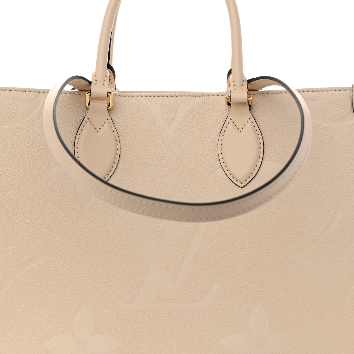 Louis Vuitton Empreinte Monogram Giant Onthego MM Creme 7 of 9