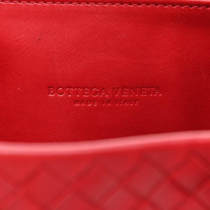 Bottega Veneta Nappa Intrecciato Medium Roma Tote Red 6 of 10