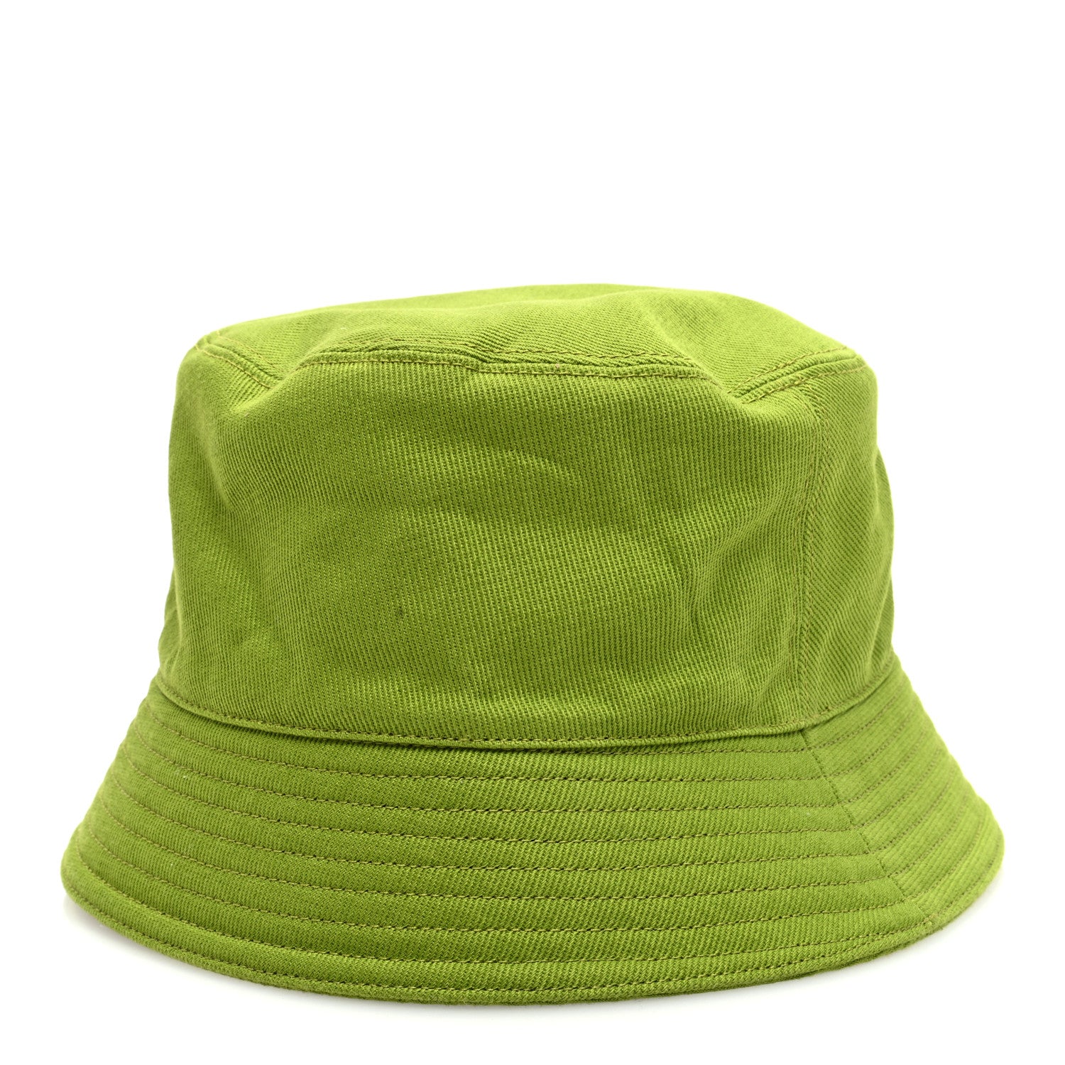 Prada Drill Nylon Metal Triangle Logo Mens Bucket Hat M Drill 4 of 9