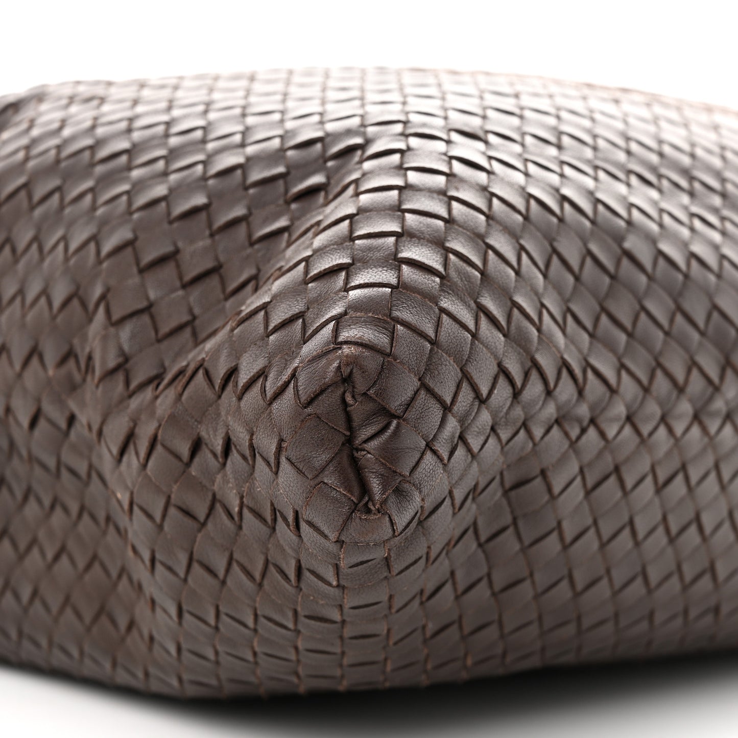 Nappa Intrecciato Maxi Convertible Tote Ebano
