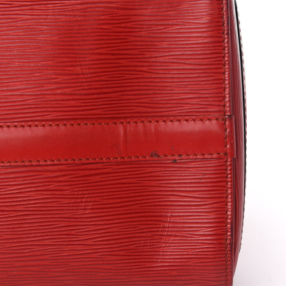 Louis Vuitton Epi Speedy 30 Castillan Red 18 of 20