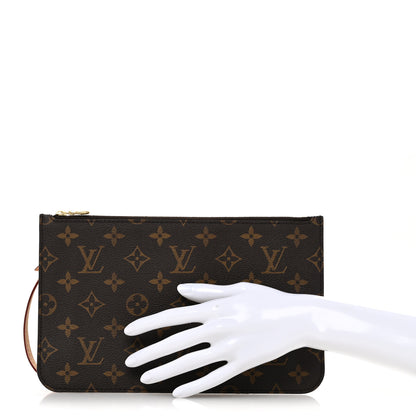 Louis Vuitton Monogram Neverfull MM GM Pochette 2 of 9