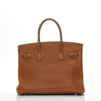 Hermes Togo Birkin 30 Gold 9 of 23