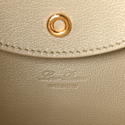 Loro Piana Grained Calfskin Extra Pocket L27 Dried Taragon 6 of 9