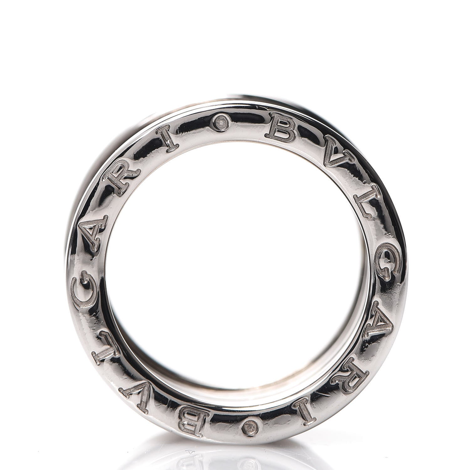 Bulgari 18K White Gold B.Zero1 Five-Band Ring 53 6.25 2 of 4
