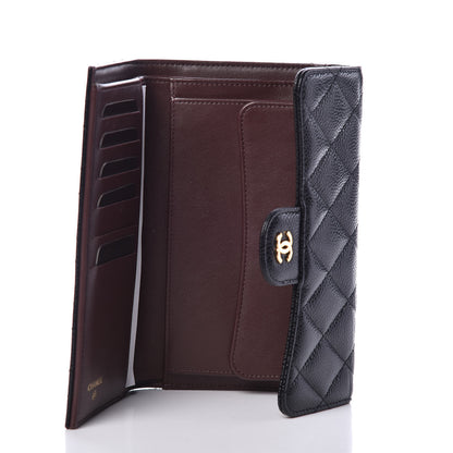 Chanel Caviar Quilted Large Flap Wallet Black 6 of 10