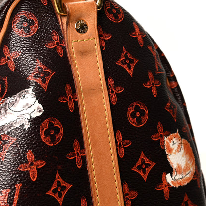 Louis Vuitton Catogram Speedy Bandouliere 30 Marron 16 of 17