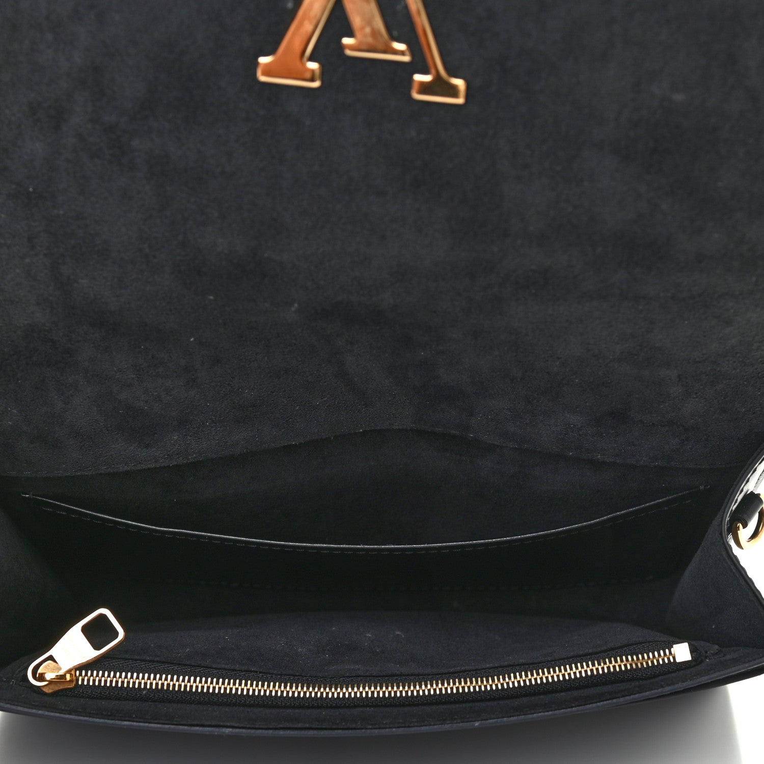 Louis Vuitton Calfskin Chain Louise GM Black 4 of 7