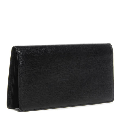 Chanel Goatskin CC Yen Wallet Black 3 of 9