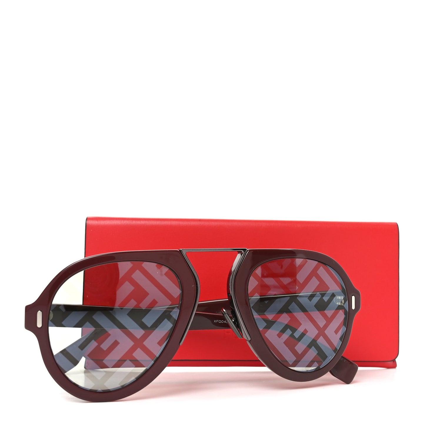 Acetate FF Aviator Sunglasses FF M0104/S Brown