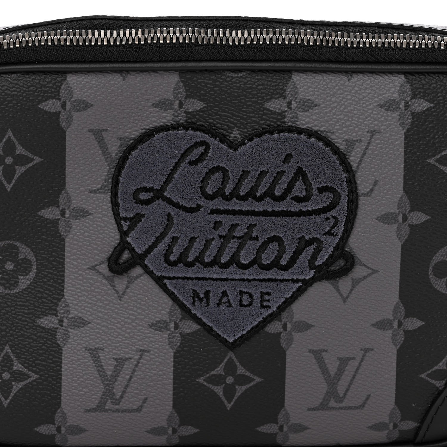 Louis Vuitton X NIGO Monogram Eclipse Stripes LV Heart Modular Sling Bag 6 of 8