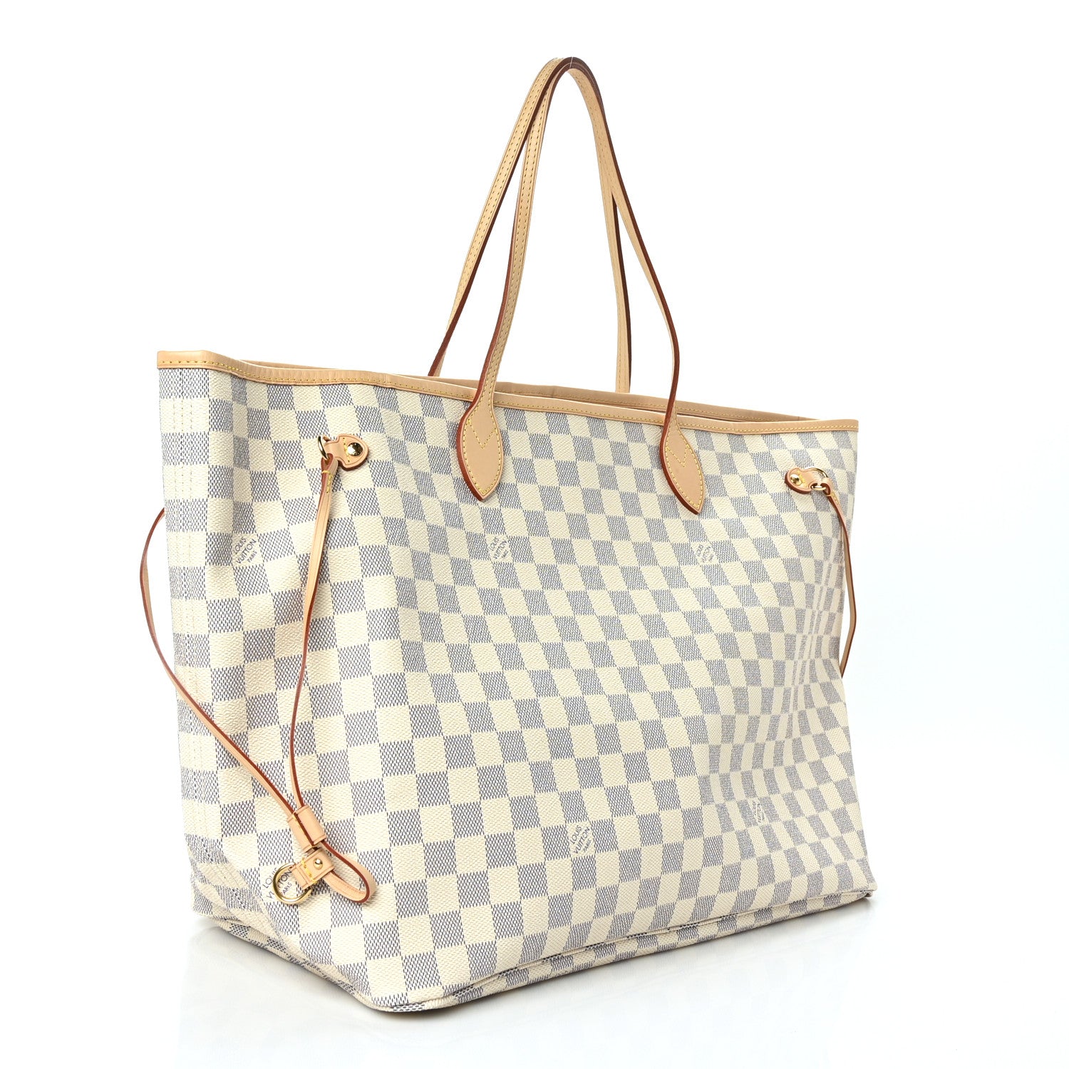 Louis Vuitton Damier Azur Neo Neverfull GM Rose Ballerine 2 of 8