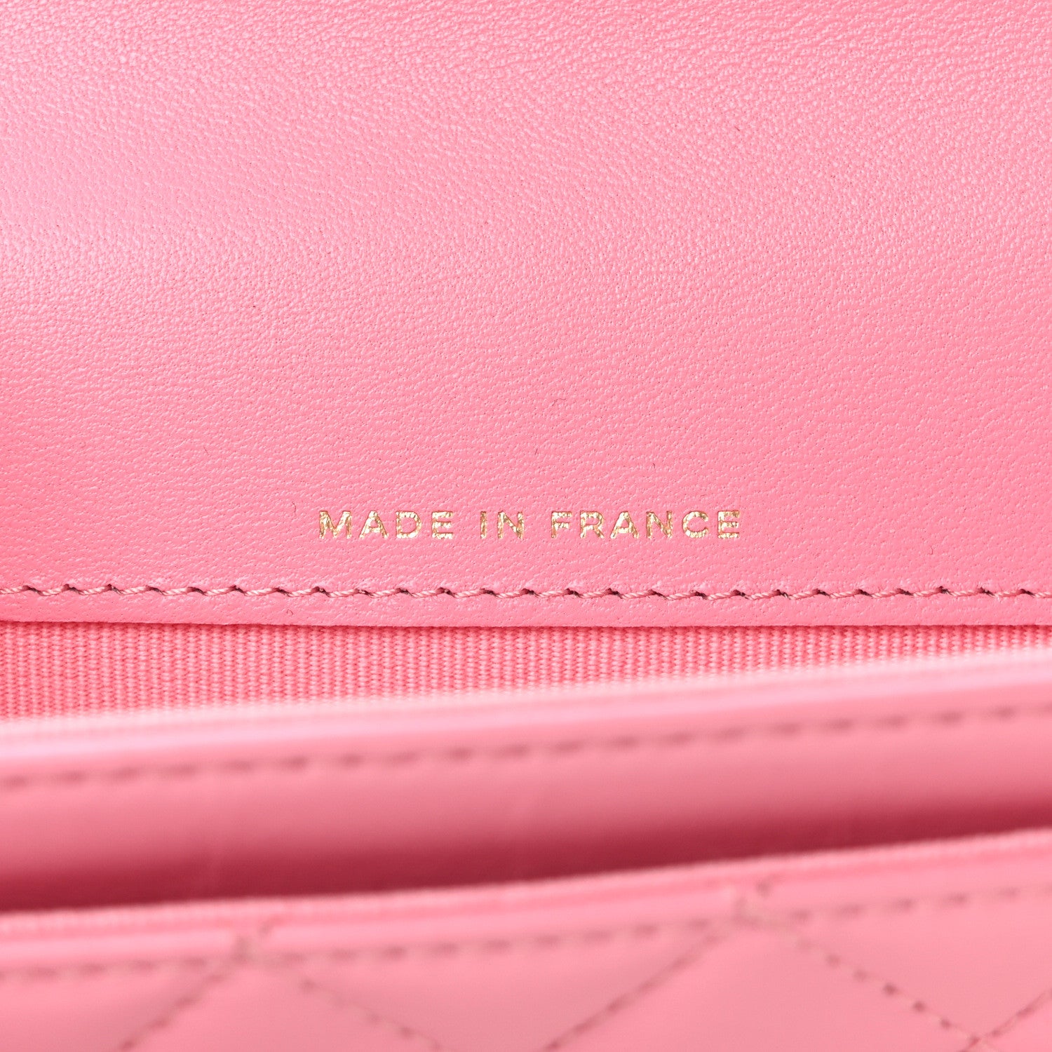 Chanel Lambskin Quilted Flap Card Holder Wallet Pink 8 of 10
