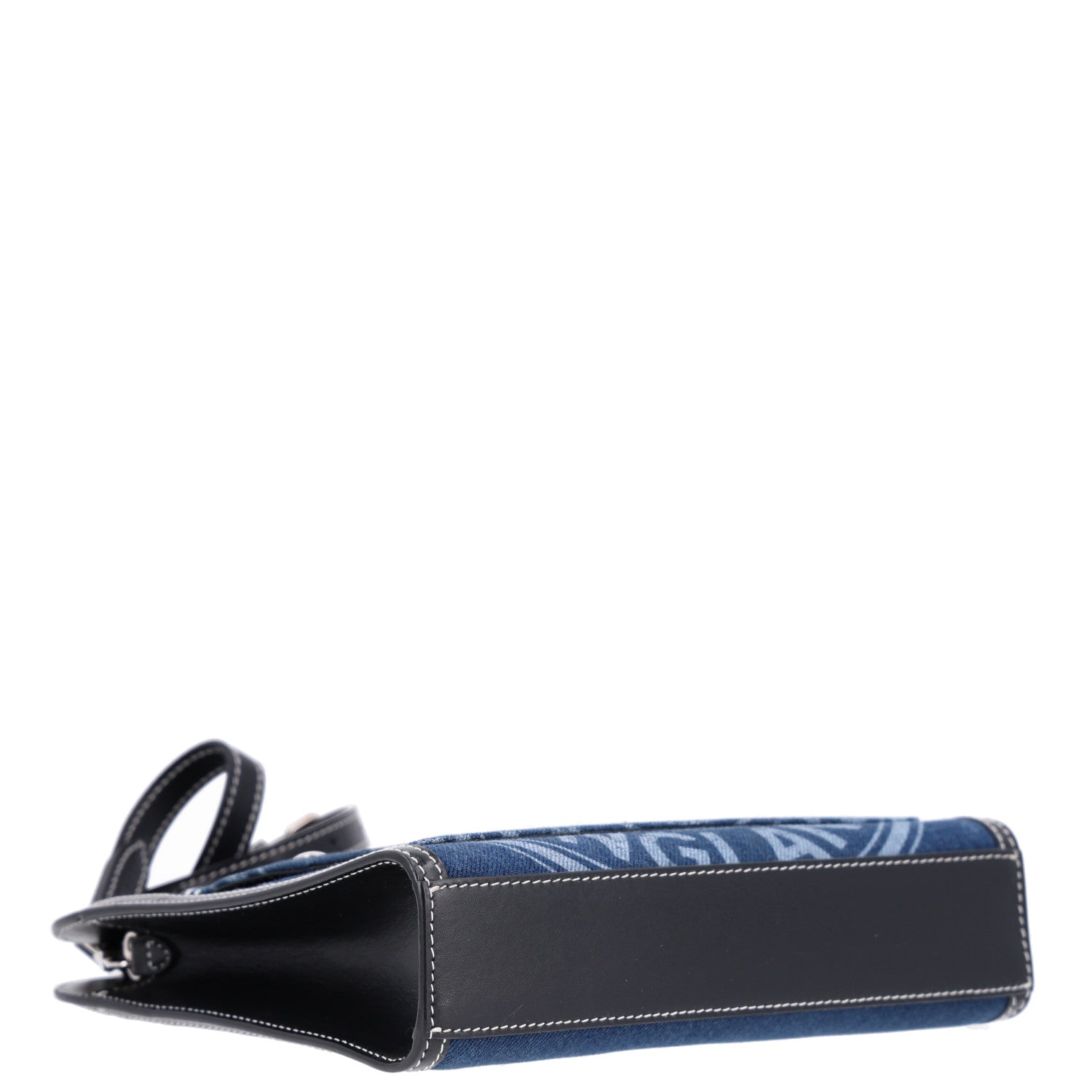 Burberry Denim Smooth Calfskin Mini Pocket Bag Blue 4 of 10