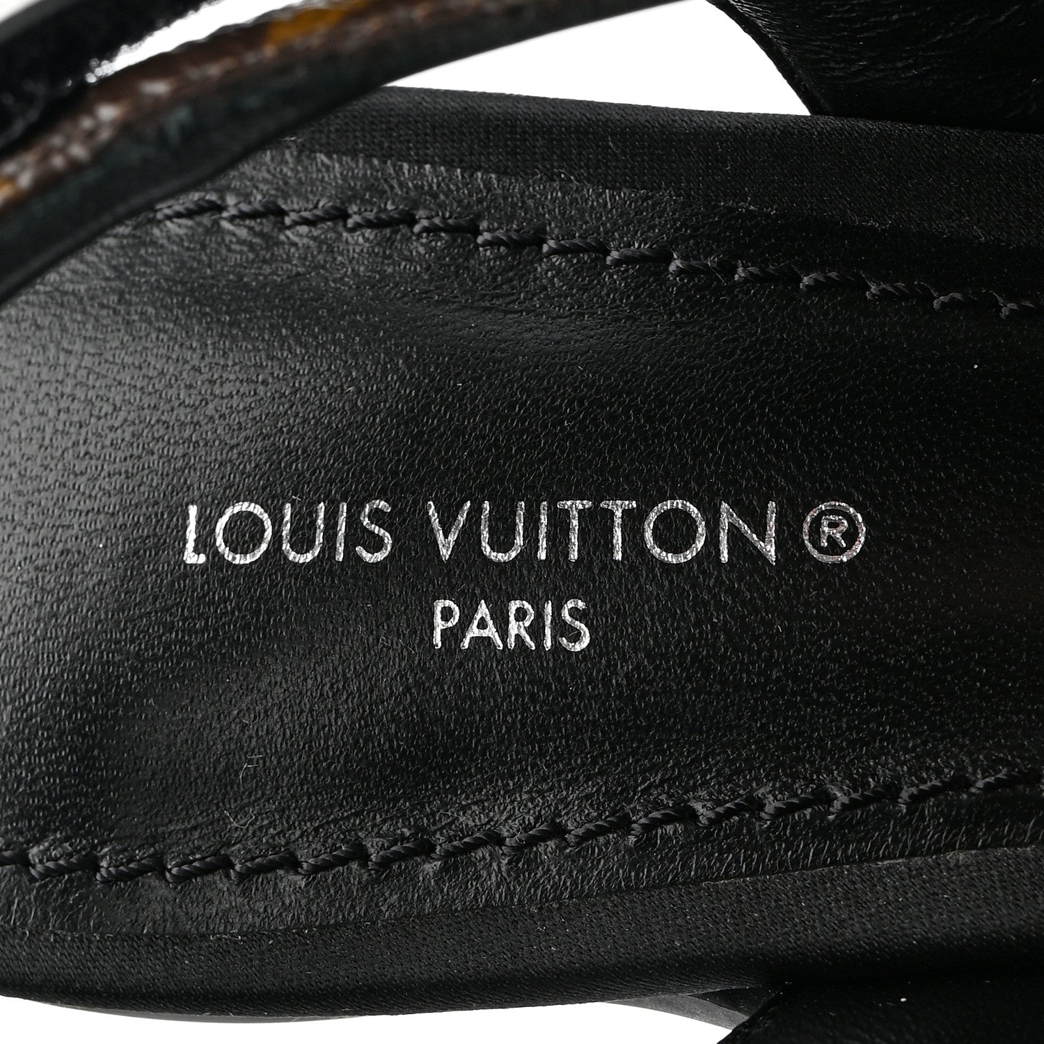 Louis Vuitton Patent Monogram Archlight Slingback Pumps Black 7 of 12