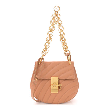 Chloe Calfskin Quilted Mini Drew Bijou Shoulder Bag Blushy Pink 1 of 11