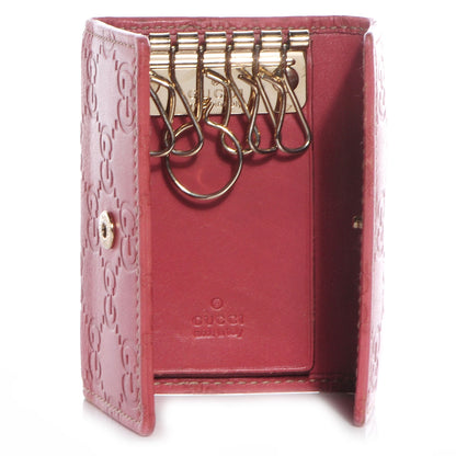 Gucci Guccissima 6 Key Holder Case Pink 5 of 7