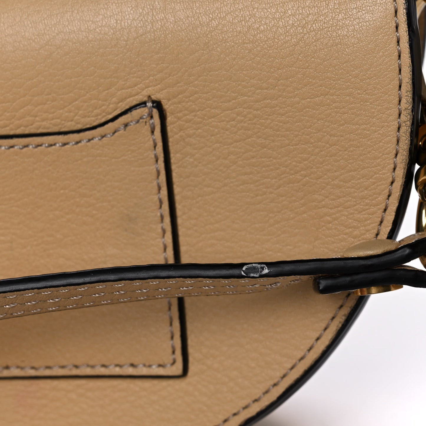 Calfskin Small Nile Bracelet Minaudiere Bag Subtle Yellow