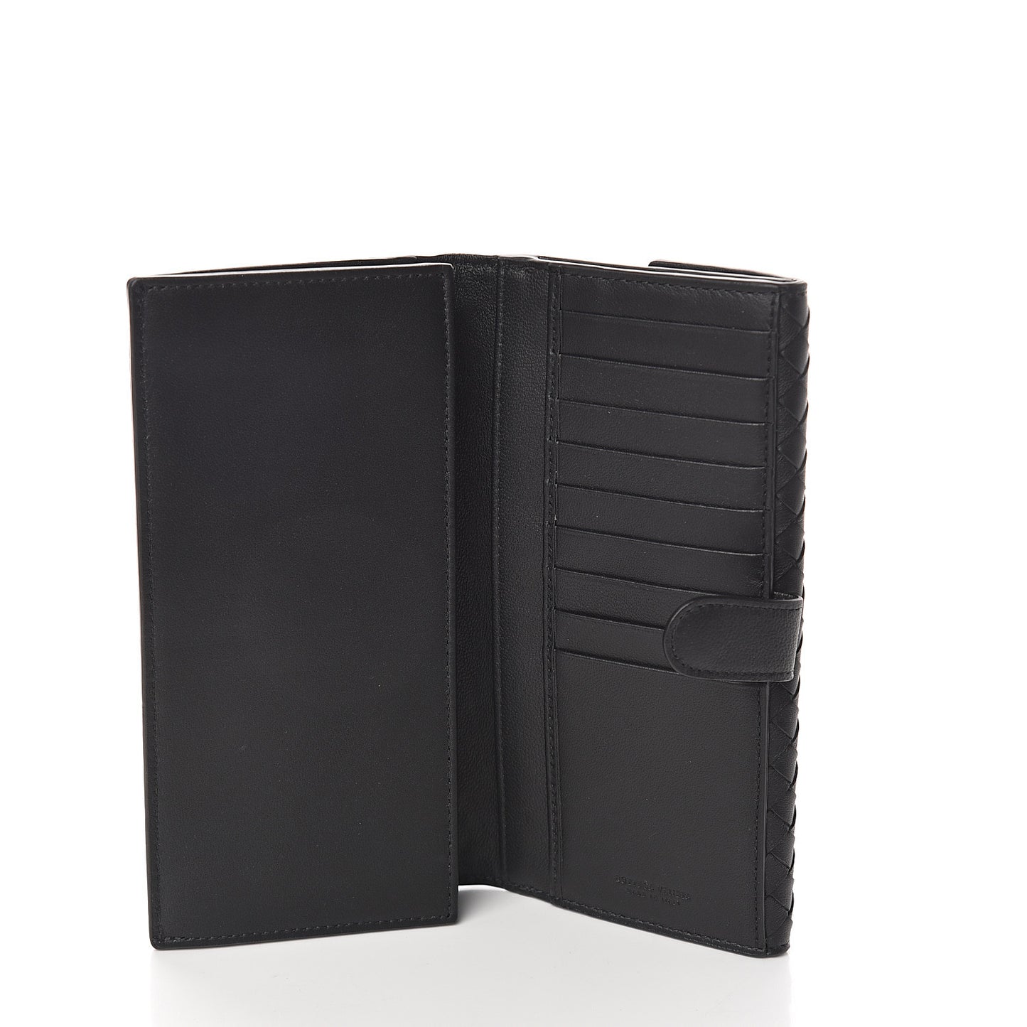 Nappa Intrecciato Continental Wallet Black