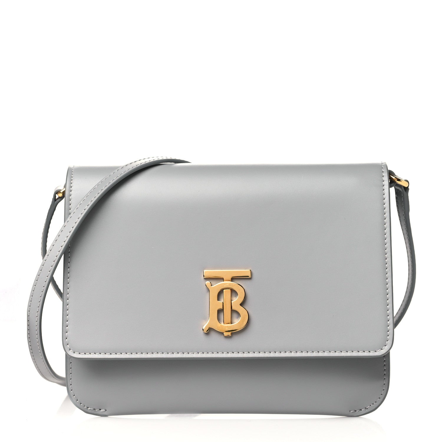 Burberry Calfskin Mini TB Bag Grey 1 of 6