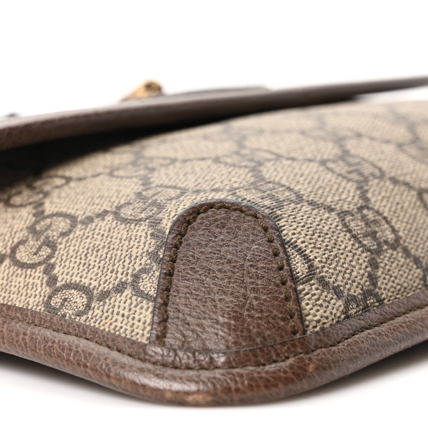 Gucci GG Supreme Monogram Neo Vintage Web Belt Bag Brown 9 of 10