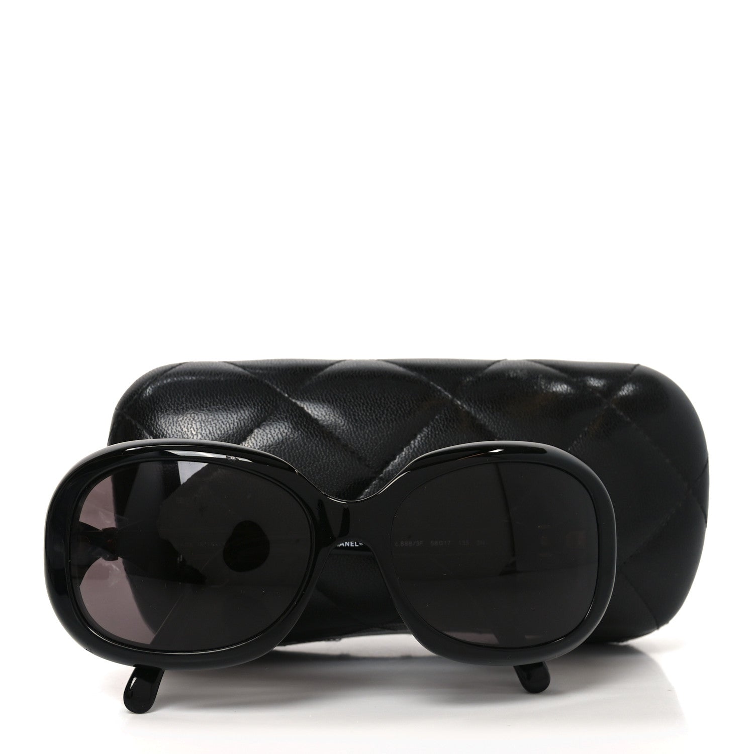 Chanel Acetate CC Bow Sunglasses 5170 Black 7 of 7