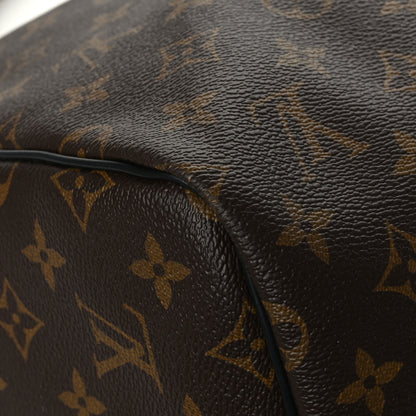 Louis Vuitton Monogram Macassar Keepall Bandouliere 55 9 of 10