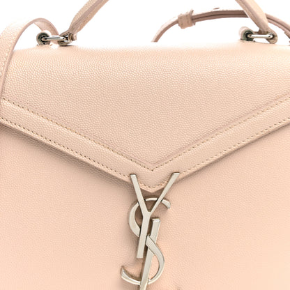 Saint Laurent Grain de Poudre Mini Classic Monogram Cassandra Top Handle Marble Pink 7 of 12